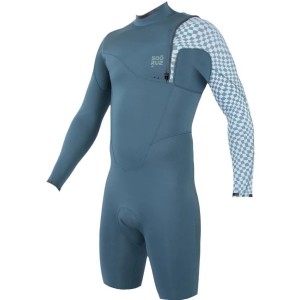 Shorty Men 2/2 LS ZF FIGHTER - ORGANIC OYSTERPRENE - Blue
