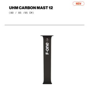 UHM CARBON MAST 12 - 85 CM 4x M6-25mm tapered head screws (A4 - T30) + 4x T-nuts (A4)